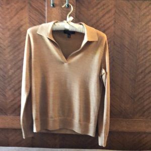 Banana Republic 100% Merino Wool Polo Sweater